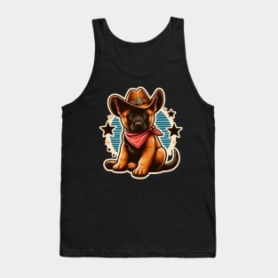 Belgian Malinois Cowboy puppy Tank Top